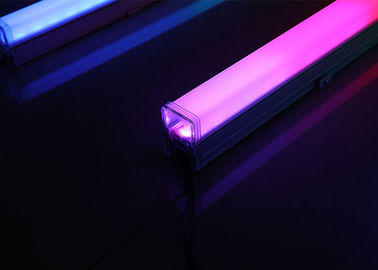 Geriffelte bereifte Oberflächenneonröhre PVCs farbenreiche RGB Leuchtröhre quadrat-LED